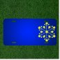 Custom Personalized License Plate With Add Names To Snowflake Winter Christmas