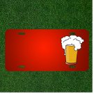 Custom Personalized License Plate With Add Names To Beer Froth Drink Pint