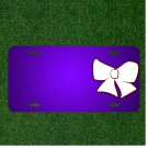 Custom Personalized License Plate With Add Names To Bow Tie Elegant Fashion