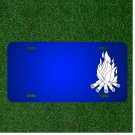 Custom Personalized License Plate With Add Names To Campfire Bonfire Fire Hot