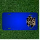 Custom Personalized License Plate With Add Names To Big Cat Head Metallizer