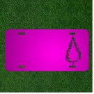 Custom Personalized Car License Plate With Add Names To Fir Tree Conifer Tree