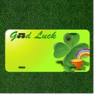 Custom Personalized License Plate With Good Luck Rainbow And Four Leaf Clover