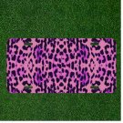 Custom Personalized License Plate Auto Tag With Purple Zebra Background Add Name