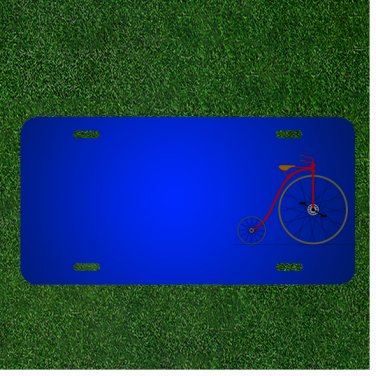 Custom Personalized License Plate With Add Names To Bike Excursion Old Bikes