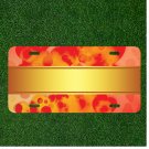 Custom Personalized License Plate Car Tag With Postcard Banner Holiday
