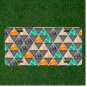 Custom Personalized Car License Plate With Abstract Geometric Triangle Shape