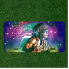 Custom Personalized License Plate Auto Tag With Indian Tribe Colorful Design