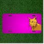 Custom Personalized Car License Plate With Add Names To Cat Pet Animal Fur