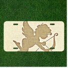 Custom Personalized License Plate Auto Tag With Bow And Arrow Baby Angel