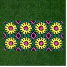 Custom Personalized License Plate Auto Tag With Yellow Flower And Pink NEW