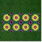 Custom Personalized License Plate Auto Tag With Yellow Flower And Pink NEW