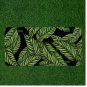 Creative License Plate Auto Tag With Cool Leaves Green And White Design