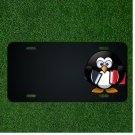 Custom Personalized License Plate With Add Names To Penguin With Books Design