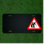 Custom Personalized License Plate With Add Names To Sign Old People Crossing