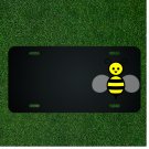 Custom Personalized License Plate With Add Names To Honey Bee Stripes Wings