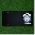 Custom Personalized License Plate With Add Names To Alarm Clock Time Alarm