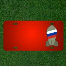 Custom Personalized License Plate With Add Names To Atom Atomic Bomb Comedy