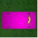 Custom Personalized Car License Plate With Add Names To Deer Antler Animal