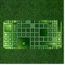 Custom Personalized License Plate Auto Tag With Stunning Green Pattern Design
