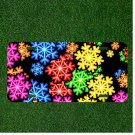Custom Personalized License Plate Auto Tag With Colorful Flowerly Wacky Design