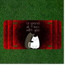 Custom Personalized License Plate Auto Tag With Id Spend All 9 Lives With You