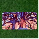 Custom Personalized License Plate Auto Tag With Cartoon Colorful Trees Design