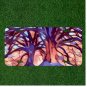 Custom Personalized License Plate Auto Tag With Cartoon Colorful Trees Design