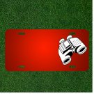 Custom Personalized License Plate With Add Names To Binoculars Spy Visual