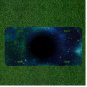 Custom Personalized License Plate Auto Tag With Space Black Hole Design