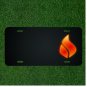 Custom Personalized License Plate With Add Names To Flame Glossy Fire