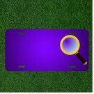 Custom Personalized License Plate With Add Names To Magnifying Glass Icon