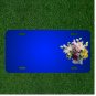 Custom Personalized License Plate With Add Names To Tubes Flowers Spring