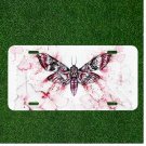 Custom Personalized License Plate Auto Tag With Amazing Butterfly Design
