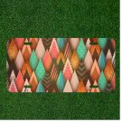 Custom Personalized Car License Plate With Background Triangle