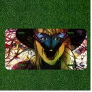 Custom Personalized License Plate Auto Tag With Stunning Butterfly Eyes Women