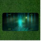 Creative License Plate Auto Tag With Dark Gloomy Creepy Path Lamp