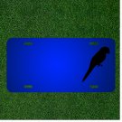 Custom Personalized License Plate With Add Names To Silhouette Bird Parrot