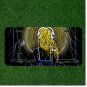 Custom Personalized License Plate Auto Tag With Blonde Women With Headphones Art