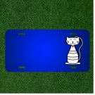 Custom Personalized License Plate With Add Names To Cat Kitten Kitty Moggy