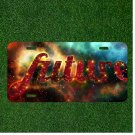 Custom Personalized License Plate Auto Tag With FUTURE Space Design Art