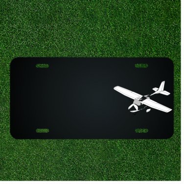 Custom Personalized License Plate With Add Names To Airplane Plane Aircraft