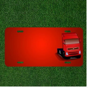 Custom Personalized License Plate With Add Names To Truck Semi Freight