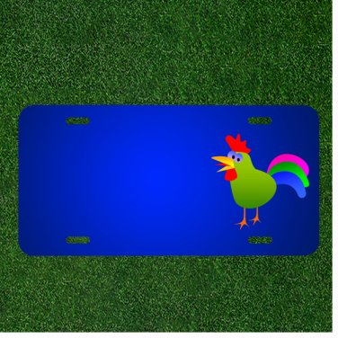 Custom Personalized License Plate With Add Names To Gallo Cartoon Farm