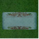 Custom Personalized License Plate Auto Tag With Fancy Blue Design Add Names