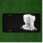 Custom Personalized License Plate Auto Tag With Tooth Falling Apart Add Names