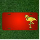 Custom Personalized License Plate With Add Names To Green Yellow Bird Wings