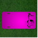 Custom Personalized Car License Plate With Add Names To Grebe Bird Wildlife
