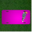 Custom Personalized Car License Plate With Add Names To Bird Branch Wings