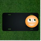 Custom Personalized License Plate With Add Names To Cute Emoji Face Design NEW